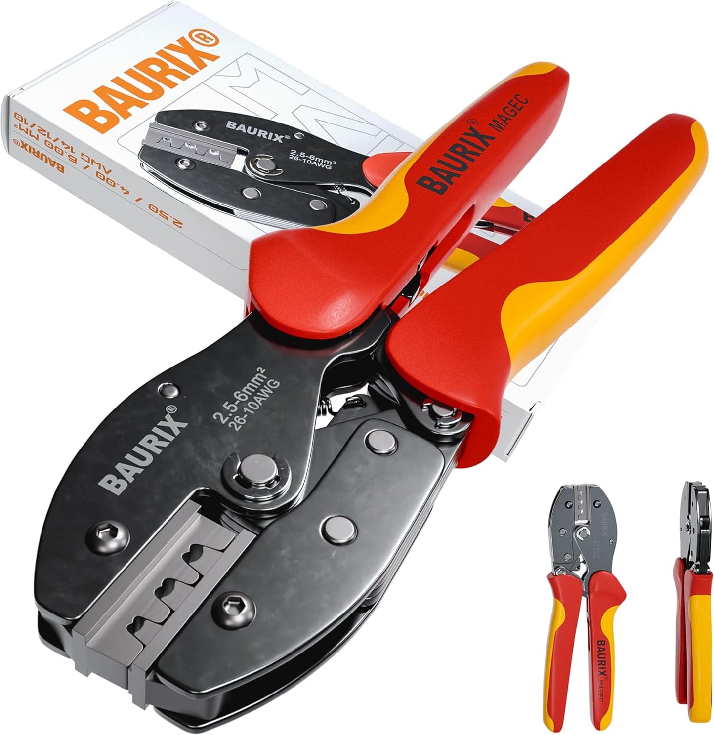 Crimpzange für Solarstecker und Solarkabel 2,5 / 4,0 / 6,0 mm²