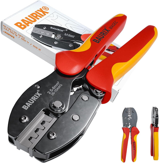 Crimpzange für Solarstecker und Solarkabel 2,5 / 4,0 / 6,0 mm²